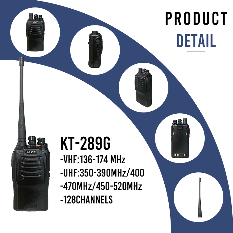 KT-289G handheld radio QYT KT-289G UHF 5W 128Channels Commercial Two Way Radio