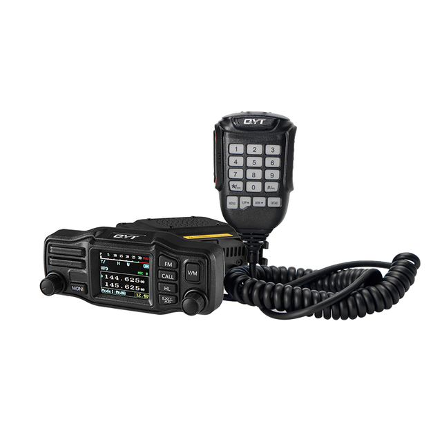 KT-M600 VHF UHF Dual Band Color Screen Detachable Panel Mobile Two Way Radio