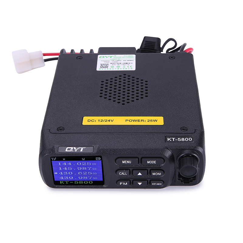 KT-5800 12/24V Dual Band Quad Standby 25W VHF 20W UHF Mobile Ham Radio