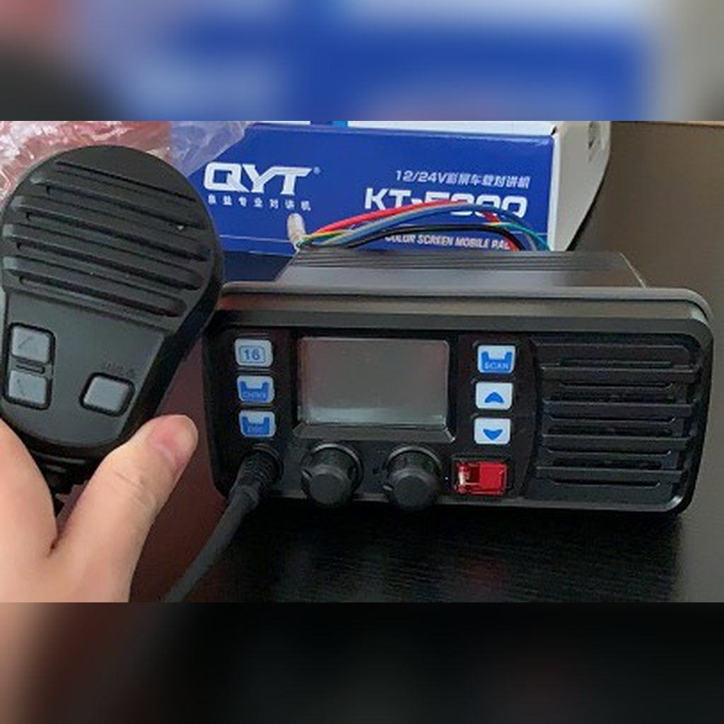 QYT M-898 25W VHF Floating Waterproof Marine Radio Ship Two Way Transceiver