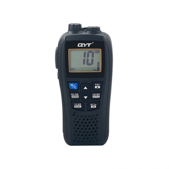 QYT M83 5W VHF Floating Marine Walkie Talkie IPX7 Waterproof Weather Channel Handheld Radio